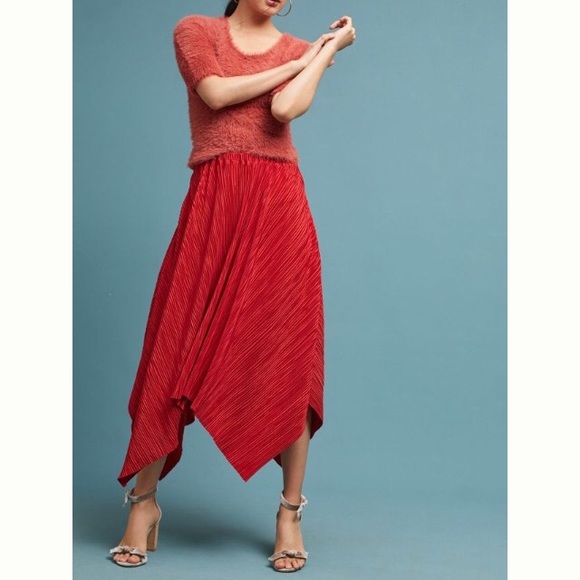 Sunday in Brooklyn Plisse Asymmetrical Skirt - Picture 2 of 3